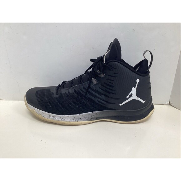 Nike air Jordan super fly 5 men’s 12.5 844691-040 black - Picture 5 of 11
